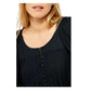Free People Women's Devin Top Black Size X-Small