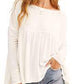 Free People Women's Forever Your Girl Drape Tee White Size Small