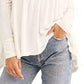 Free People Women's Forever Your Girl Drape Tee White Size Small