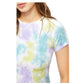 Free People Women's Bright Eyes Tie Dye Tee Blue Size X-Small