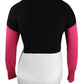 DYNY Women's Colorblocked Sweater Dark Gray Size Extra Large