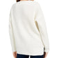 Pink Rose Juniors' Chenille Sweater White Size Small