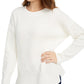 Pink Rose Juniors' Chenille Sweater White Size Small
