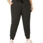 Calvin Klein Women's Heather Pants Black Size 3X