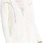 Rachel Roy Women's Textured Sweater White Size Medium