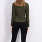 Rachel Roy Women's Val Knot-Front Top Med Green Size Extra Large