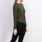 Rachel Roy Women's Val Knot-Front Top Med Green Size Extra Large