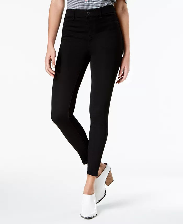 Vanilla Star Juniors' High-Rise Jeggings Black Size 7