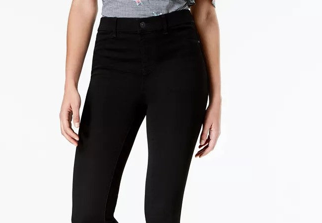 Vanilla Star Juniors' High-Rise Jeggings Black Size 7