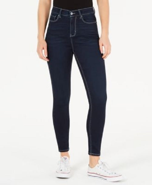 Vanilla Star Juniors' High-Rise Jeggings Blue Size 15