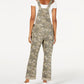 Vanilla Star Women's Ripped Camouflage Overalls Green Size 1