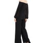 Vince Camuto Women's Off-The-Shoulder Jumpsuit Black Size 14