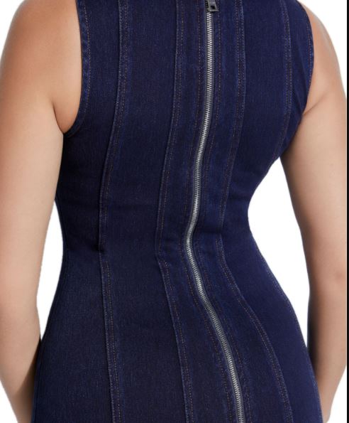 Guess Women's Vivian Dress Turq Aqua Size X-Small