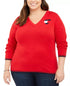 tommy-hilfiger-womens-plus-cotton-heart-logo-sweater-red-size-1x