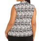 Calvin Klein Women's Plus Sleeveless Printed V Neck Top Charcoal Size 2X
