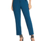 DKNY Women's Petite Tie-Belted Dress Pants Blue Size 6P