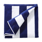 Cotton Velour Cabana Stripe Beach Towel - Novia Collection