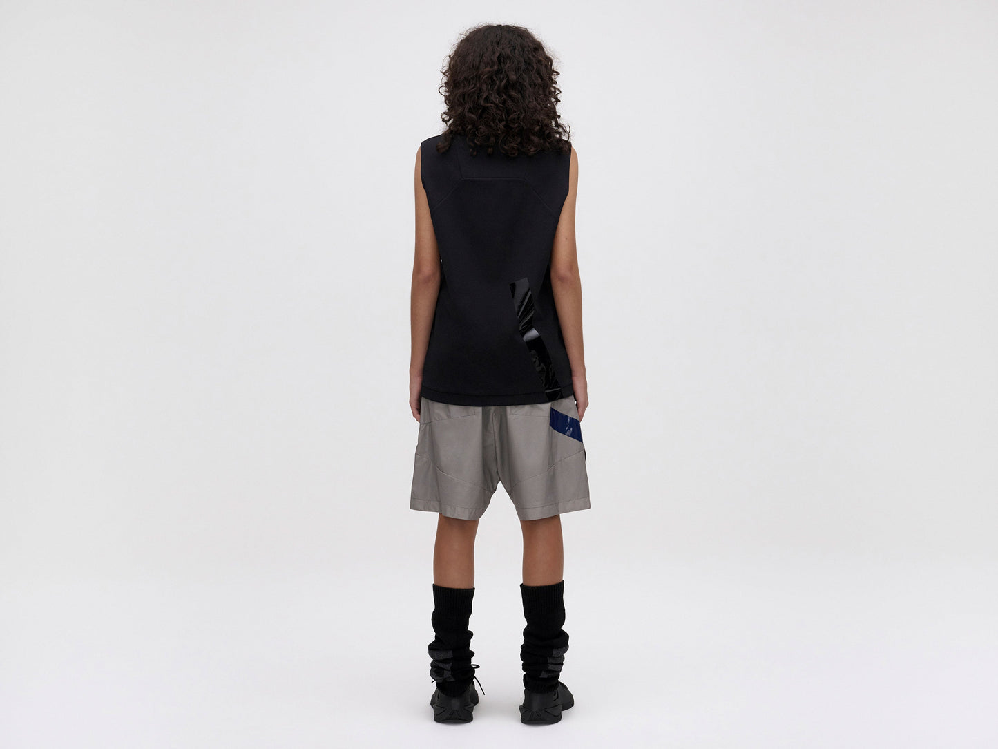 CROSS BACK TANK - BLACK