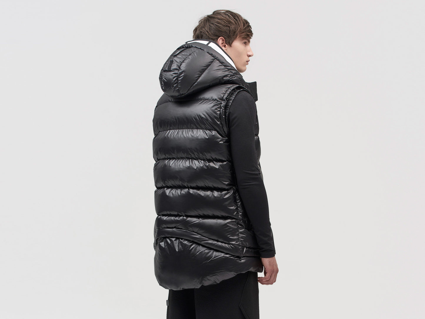 10K Nano Gloss Puffer Vest - Black