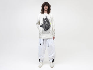 O.S Wadded Cargo Pant - White