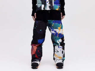 Wadded Ski Pant - Dark Splatter