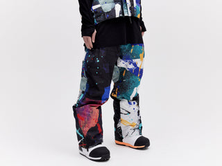 Wadded Ski Pant - Dark Splatter