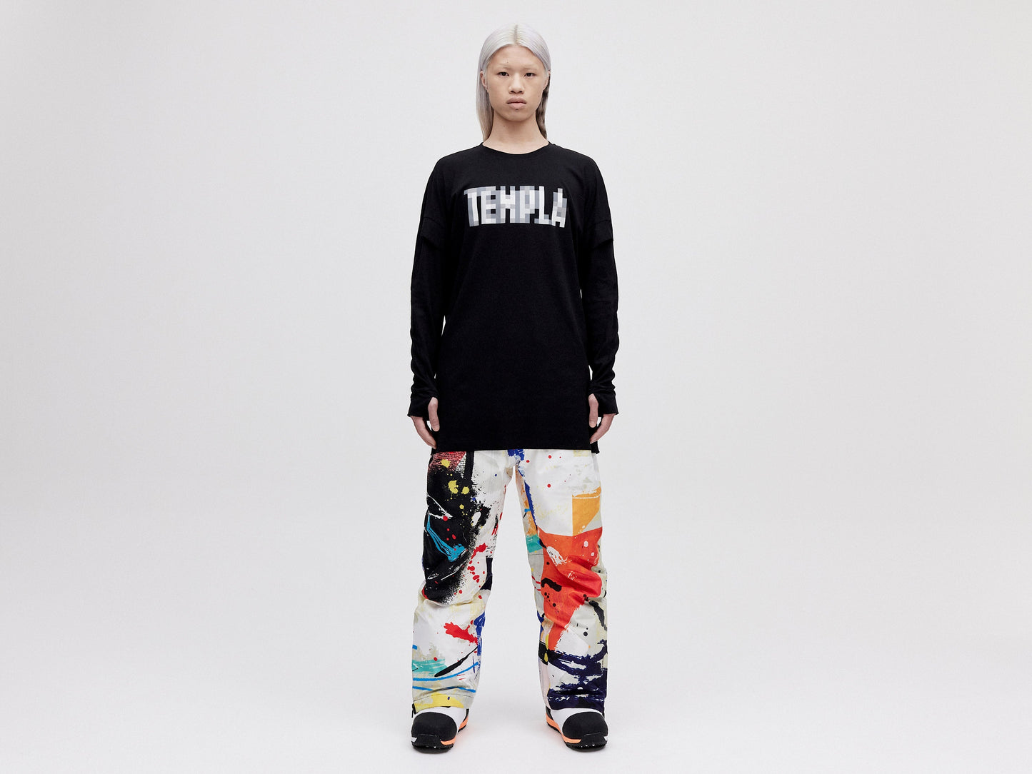 Wadded Ski Pant - Light Splatter