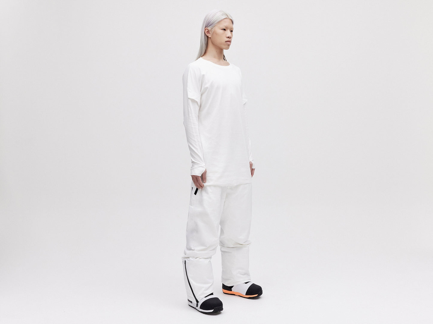 Wadded Ski Pant - White