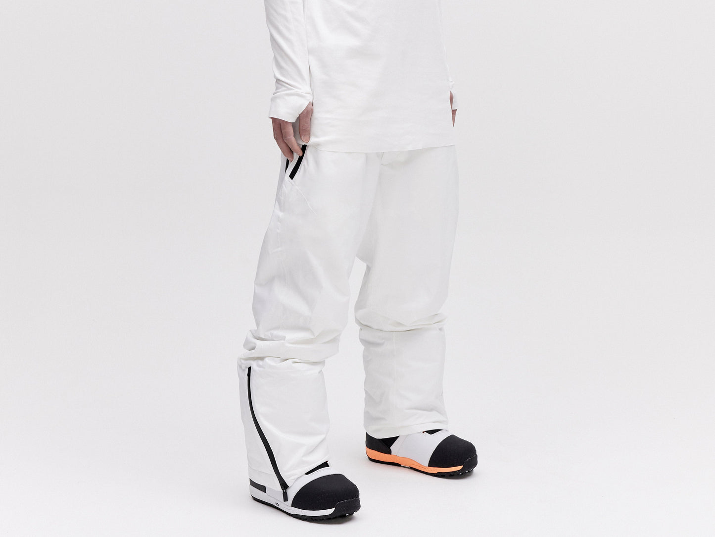 Wadded Ski Pant - White