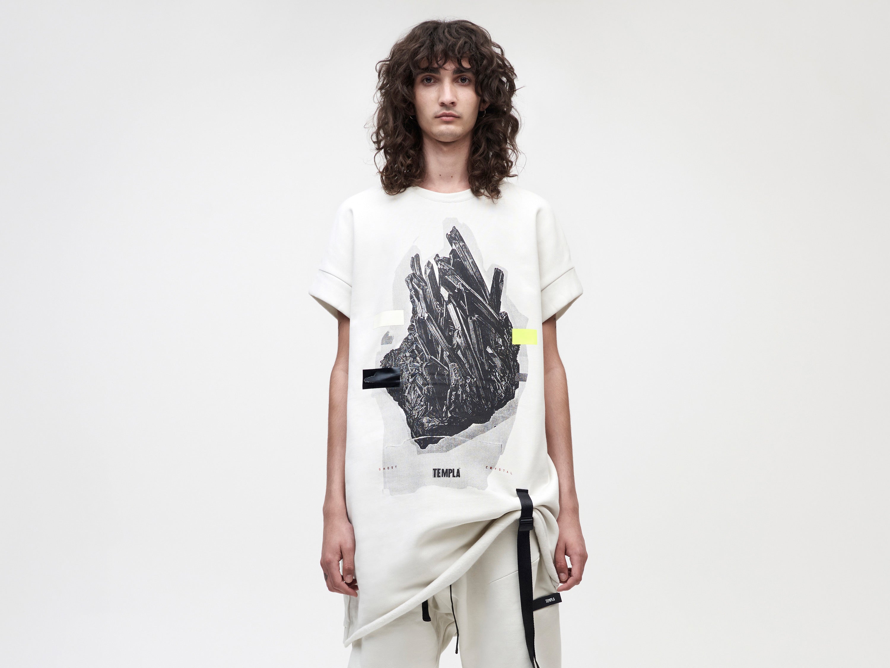 Palla Tee Ghost Crystal - Vaporous Grey