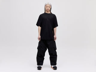 O.S Zip Back Tee - Black