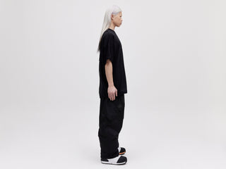 O.S Zip Back Tee - Black