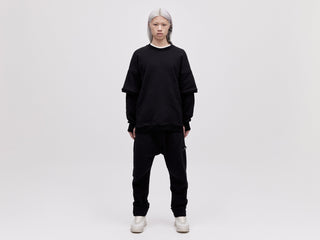 Layered Sweater - Black