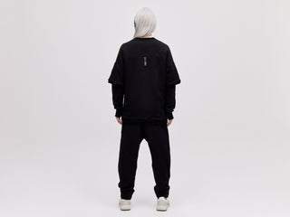 Layered Sweater - Black