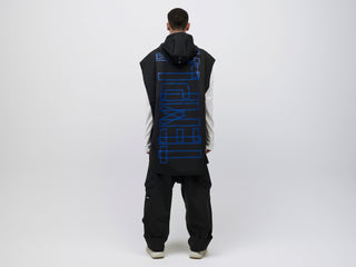 Pipe Hoodie Tank - Black