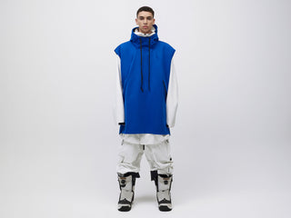 Pipe Hoodie Tank - Blue