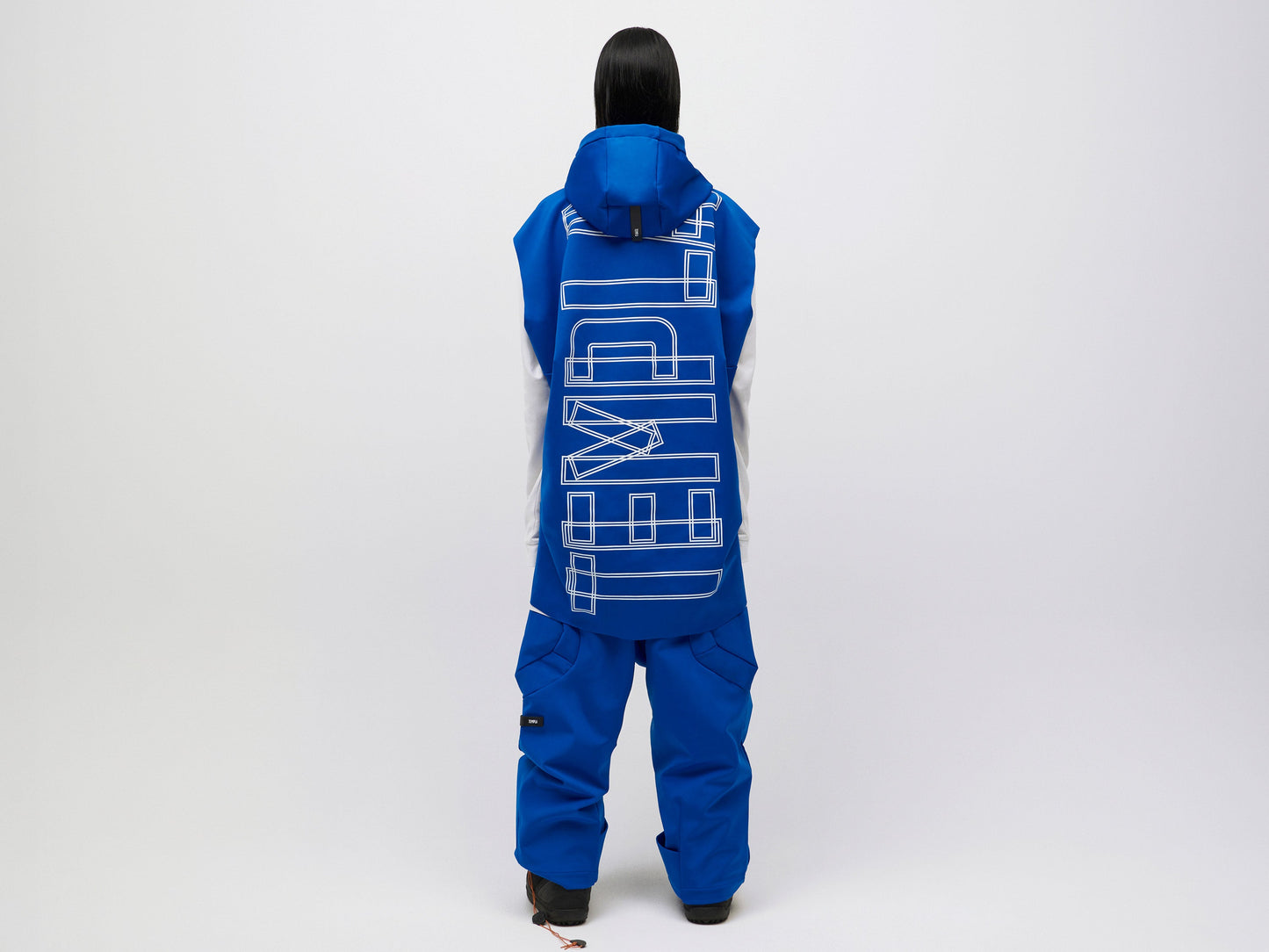 Pipe Hoodie Tank - Blue
