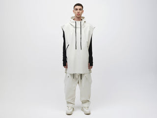 Pipe Hoodie Tank - Vaporous Grey