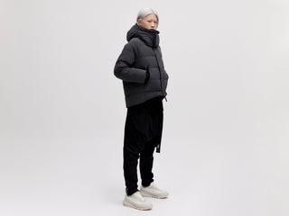 On/Off Hood O.S Down Jacket - Reflective Black