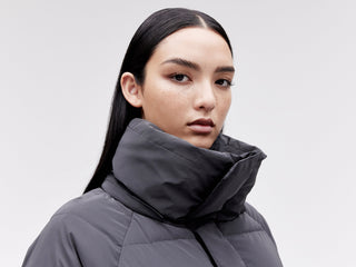 On/Off Hood O.S Down Jacket - Reflective Black