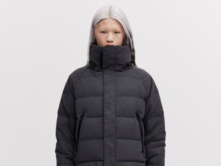 On/Off Hood O.S Down Jacket - Reflective Black