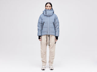 On/Off Hood O.S Down Jacket - Reflective Blue