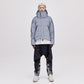 On/Off Hood O.S Down Jacket - Reflective Blue