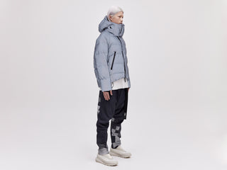 On/Off Hood O.S Down Jacket - Reflective Blue