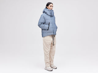On/Off Hood O.S Down Jacket - Reflective Blue
