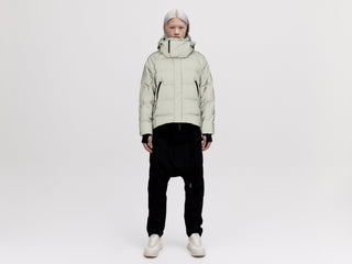 On/Off Hood O.S Down Jacket - Reflective Jade