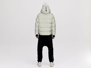 On/Off Hood O.S Down Jacket - Reflective Jade