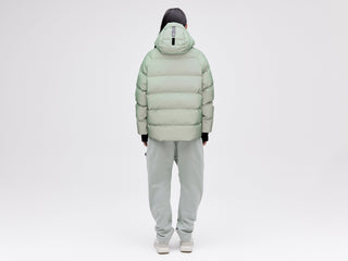 On/Off Hood O.S Down Jacket - Reflective Jade