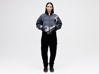 Bomber Down Jacket - Dark Pixel