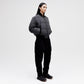 Reflective Bomber Down Jacket - Reflective Black